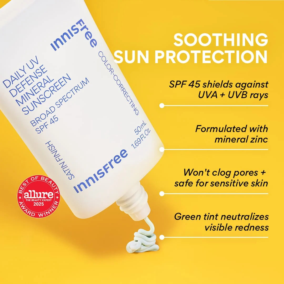 Daily UV Defense Mineral Sunscreen Broad Spectrum SPF 45 with Color Correcting